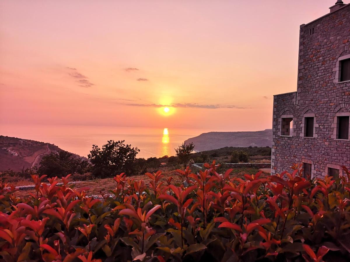 Sunset View Stone House, Areopoli Mani Villa Ngoại thất bức ảnh